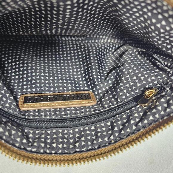 Antique Kraft Front Zipper Cross Body Purse Bag - Picture 6 of 12